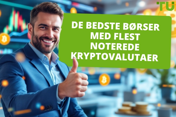 De bedste børser med flest noterede kryptovalutaer
